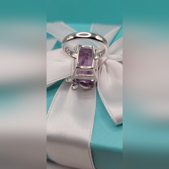 Tiffany & Co Rare Love Bugs Amethyst Butterfly Ring sz 6 - NEW - Authentic - Picture 9 of 9